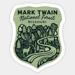 Mark Twain National Forest Missouri Sticker